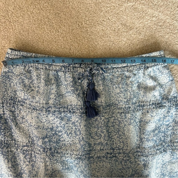 J. Jill Denim Ombre midi Skirt Bandana Pattern medium paisley - Picture 7 of 10